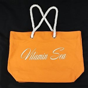 TRINA TURK ORANGE TOTE LARGE
